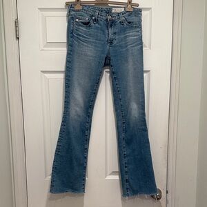 Ag Adriano Goldschmied Light Blue Flare Jeans